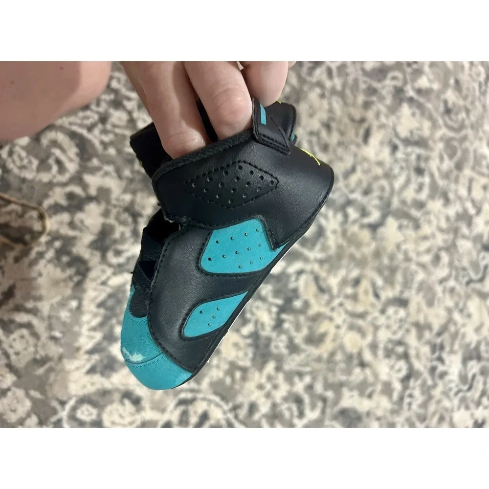 Jordan Retro 6 Baby Crib Shoes soft Bottom Size 4C